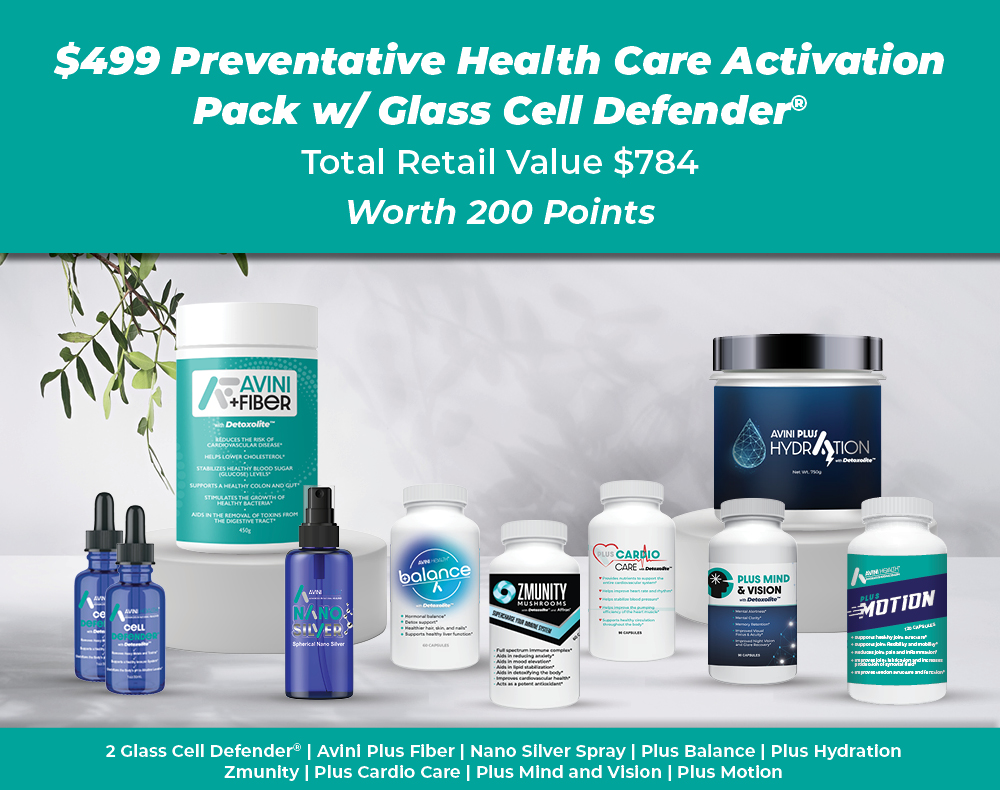 Preventative Health Care $499 Activation Pack - Glass Cell Defender