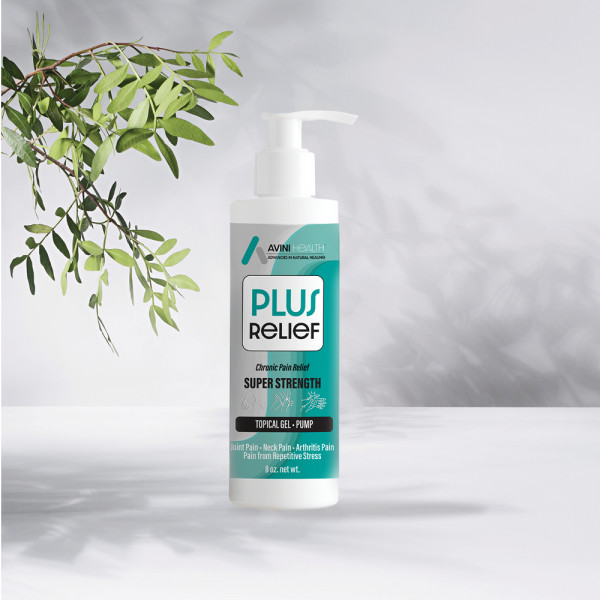 image:Plus Relief Topical Gel 8oz Pump